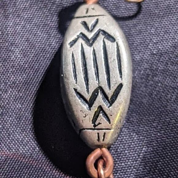 Bold Silver Bohemian Mixed Metal Earrings - Picture 8 of 8